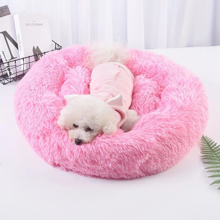 

(vip Order Link) Soft Long Plush Bed For Dog Cat Winter Warm Dog Sofa House Mattress For Small Large Pet Dogs Fluffy Kennel