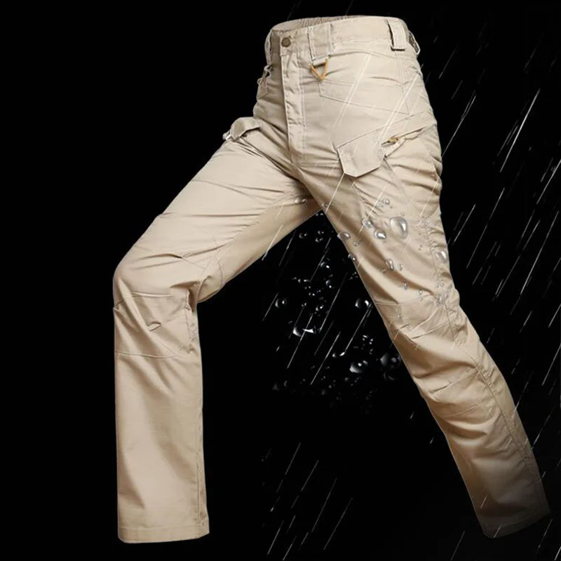 Новинка модные мужские тактические штаны несколько карманов эластичные военные