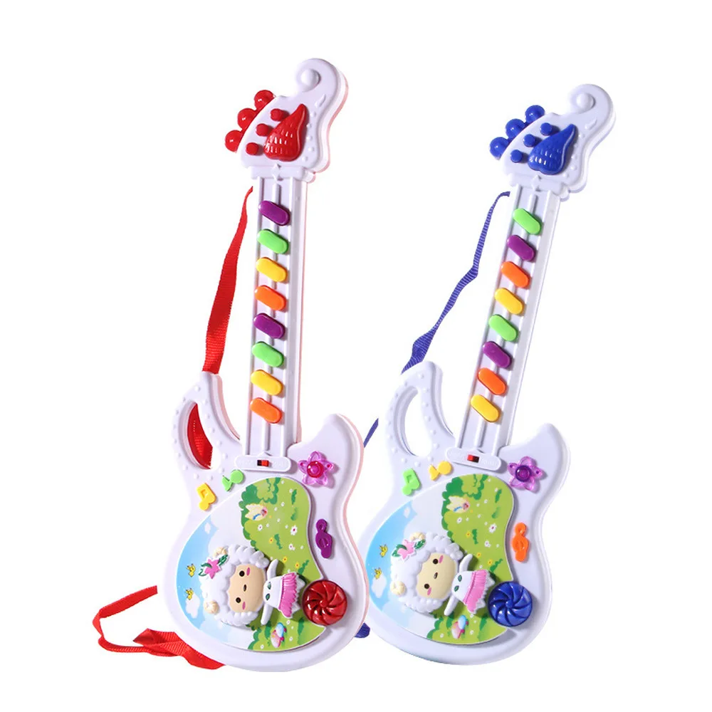 1 шт. электрическая игрушечная гитара музыкальная игра вокальная игрушка для