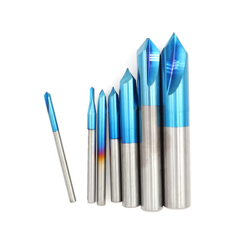 LIVTER Вольфрамовая сталь карбид нож для снятия фаски 2 канавки 90 градусов снятие