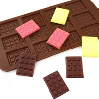 diy chocolate mold silicone non stick waffles mould lattice shapecake mould pan pudding maker mold kitchen baking cooking gadget