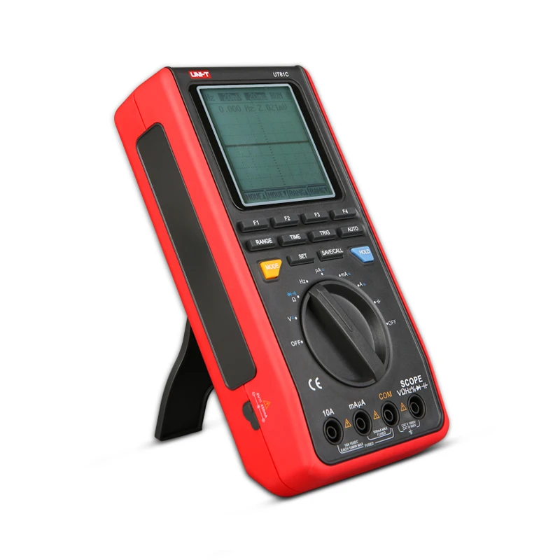 

UNI-T UT81C 16MHz 80MS/s Real-Time Sample Rate Handheld Scopemeter Oscilloscope Digital Multimeter with Capacitance Measurement