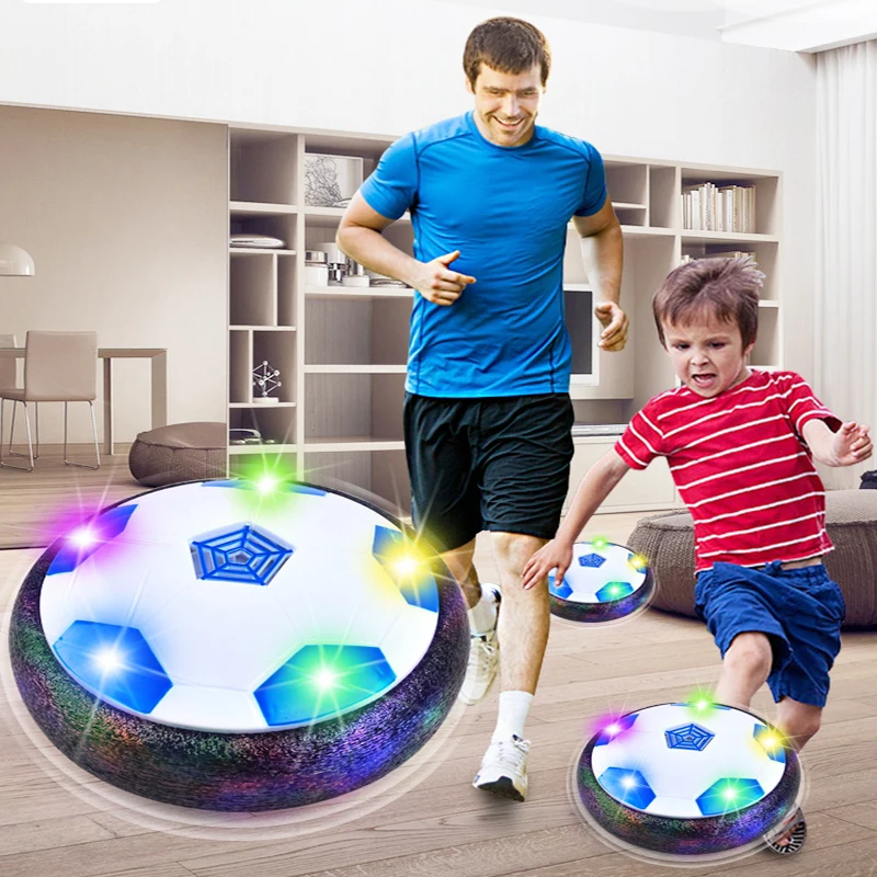

18cm Air Hovering Football Mini Toy Ball Cushion Suspended Flashing Indoor Sports Fun Children's Balls Educational Game Kids