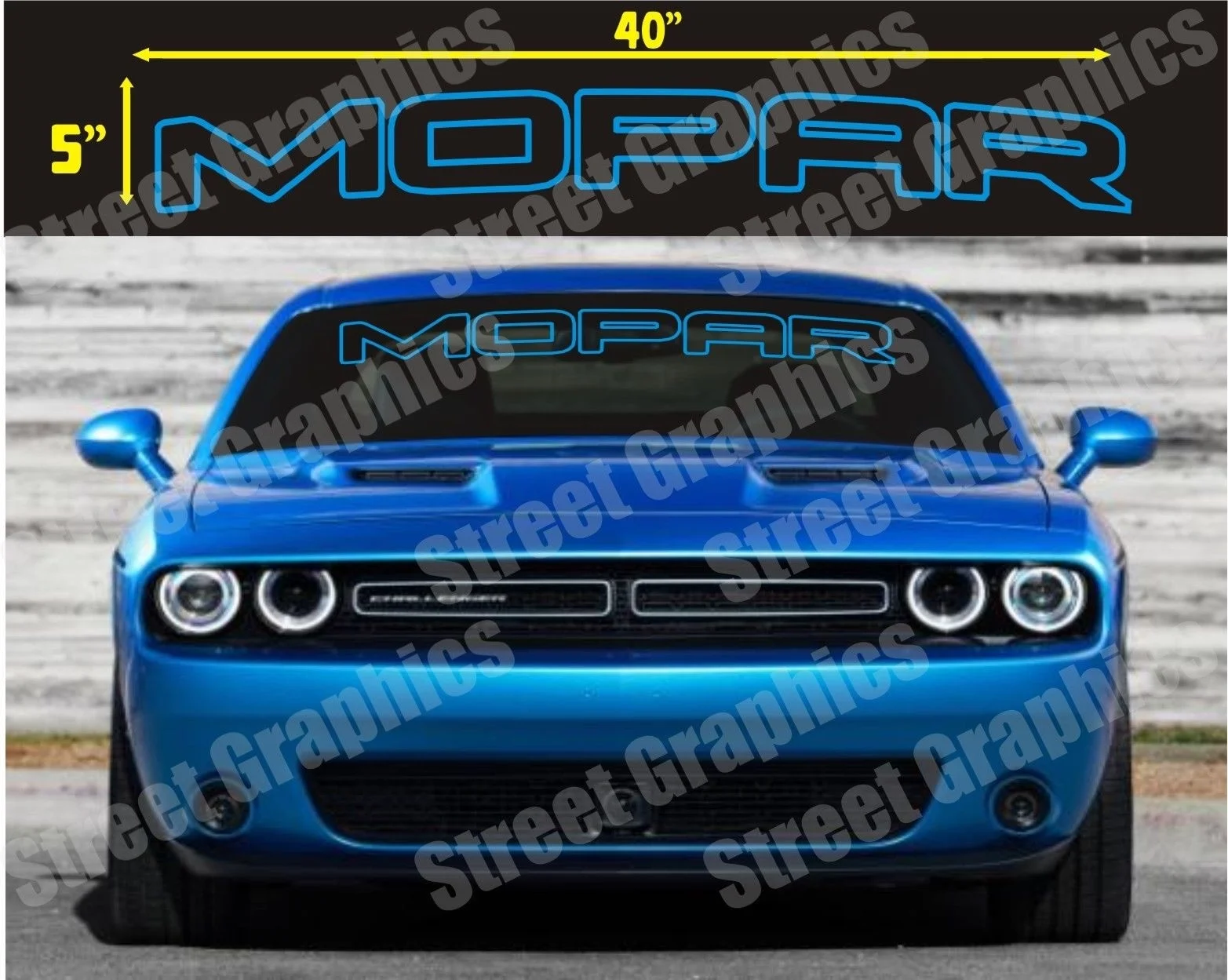 

Виниловая наклейка на лобовое стекло для MOPAR TOP, баннер, зарядное устройство, CHALLENGER, RAM