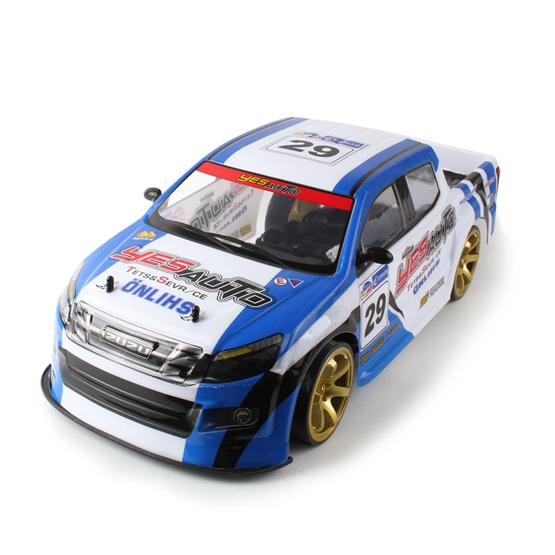 

1:10 70Km/H 2.4G RC Car 4WD Double Battery High Power LED Headlight Racing Truck Drift Racing Car
