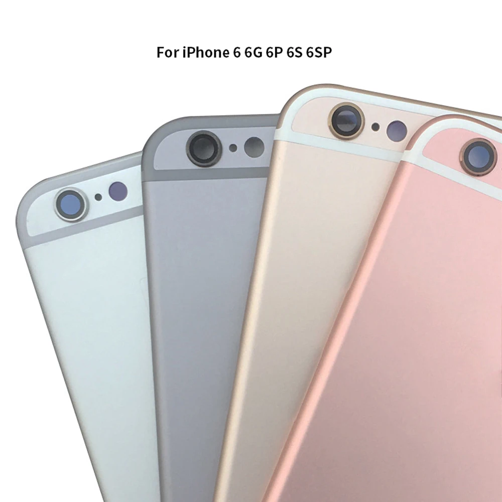 Новинка, 10 шт., сменный корпус для iPhone 6, 6g, 6s Plus, чехол для батареи, чехол для корпуса, корпус среднего шасси с IMEI, запасные части