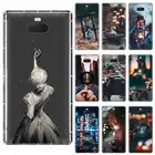 Классический эстетический узор мягкий ТПУ чехол для Sony Xperia X XA XA1 XA2 XA3 XZ XZ1 XZ2 XZ3 XZ4 L1 L2 L3 Plus Compeact