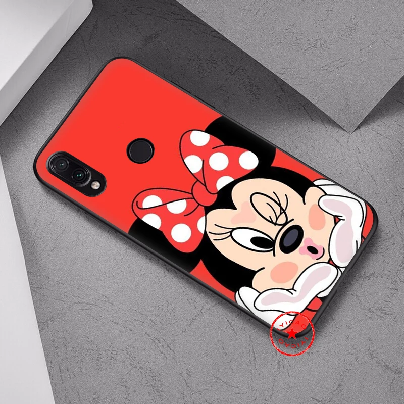 IYICAO Минни Маус мягкий чехол для Xiaomi Redmi Note 8 7 6 5 Pro 5A 4X Мягкий Силиконовый ТПУ |