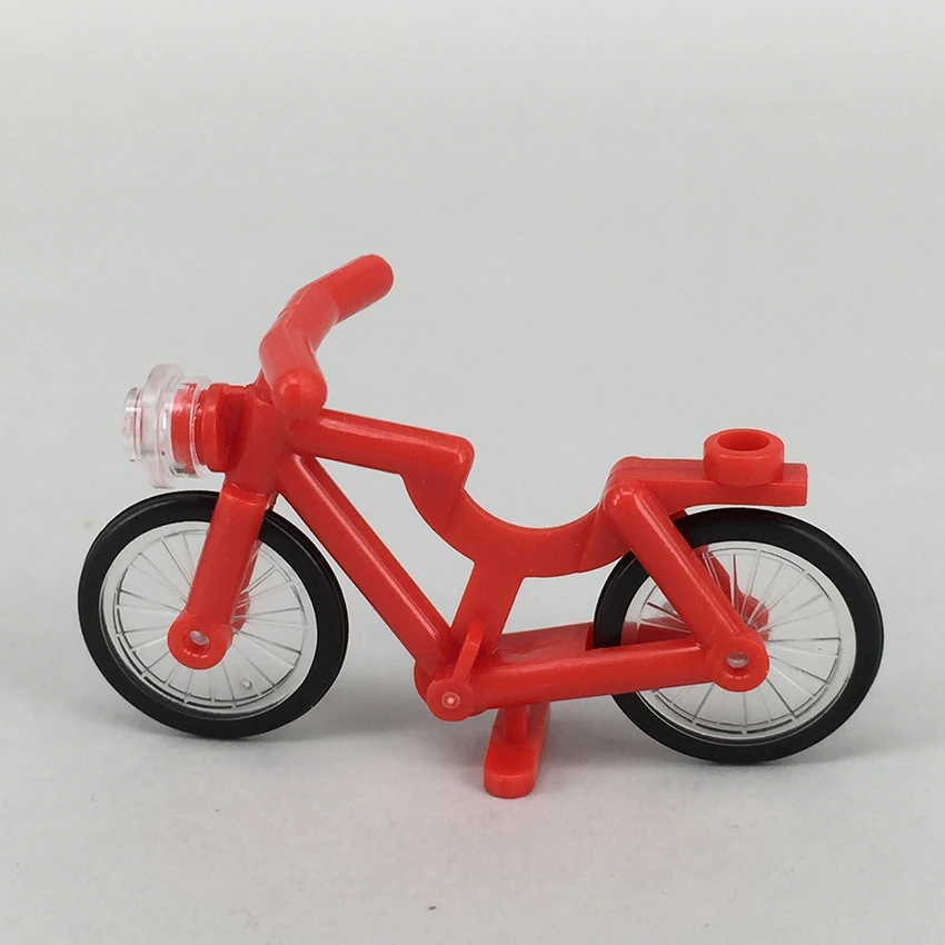 Аксессуары для конструктора с одной фигуркой MOC комплект велосипеда кирпичная