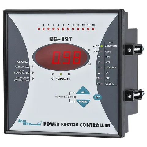 Контроллер коэффициента мощности Samwha-Dsp RG-12T, 12 шагов, В переменного тока, Гц