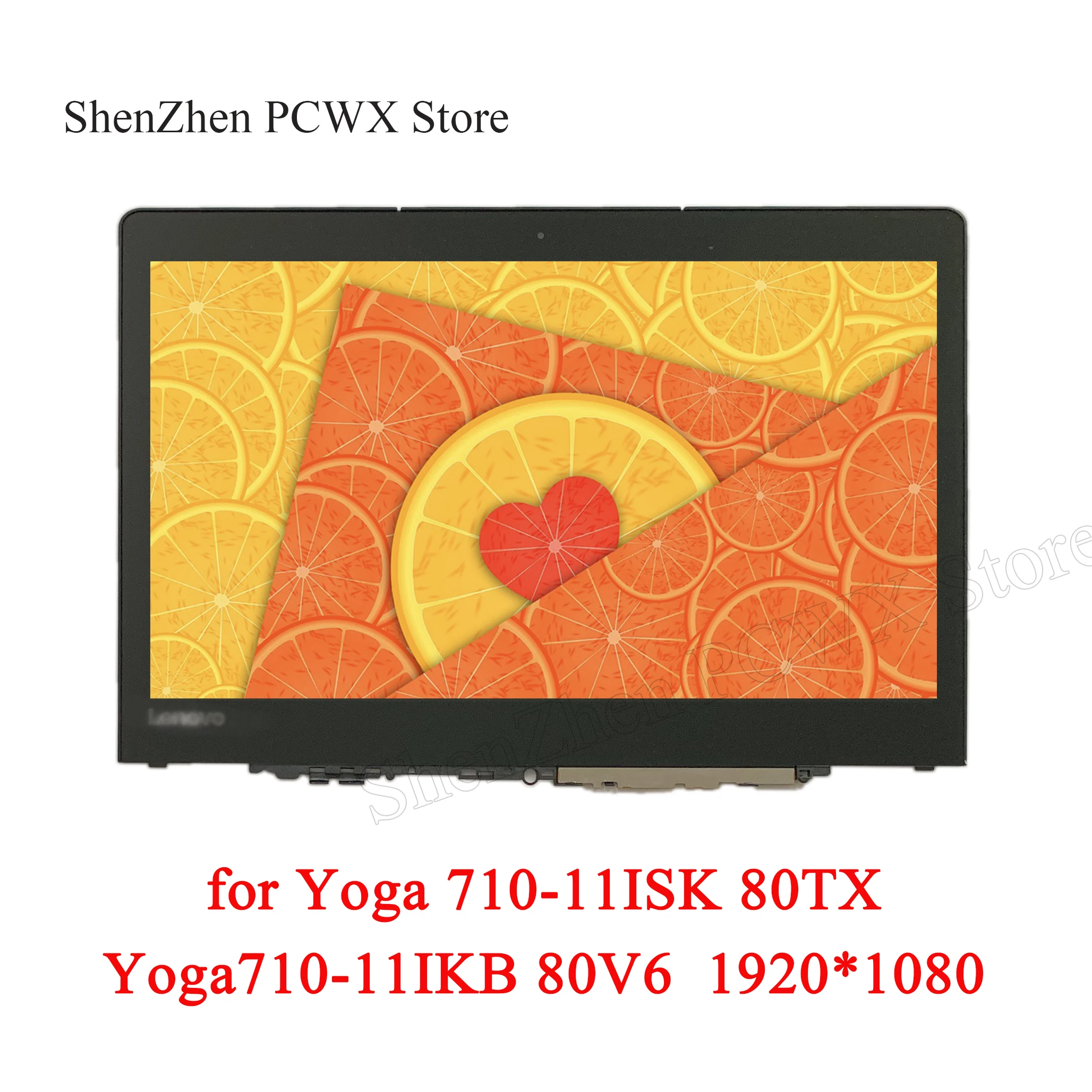 Для ноутбука IdeaPad Yoga 710 11ISK 80TX 11IKB 80V6 ThinkPad 11 6 LCD Touch assembles 5D10L46158 FHD 1920*1080 IPS 30pin|ЖК-экран