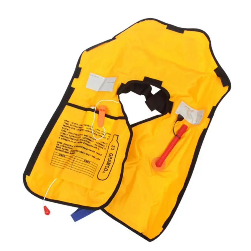 Надувной спасательный жилет автоматический профессиональный для плавания