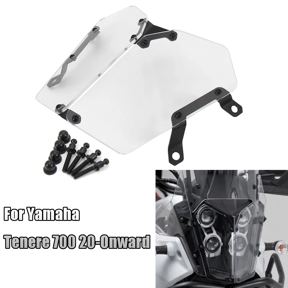 

Для Yamaha Tenere 700 TENERE 700 Tenere700 20-вперед мотоциклов акрил фара Защитная крышка