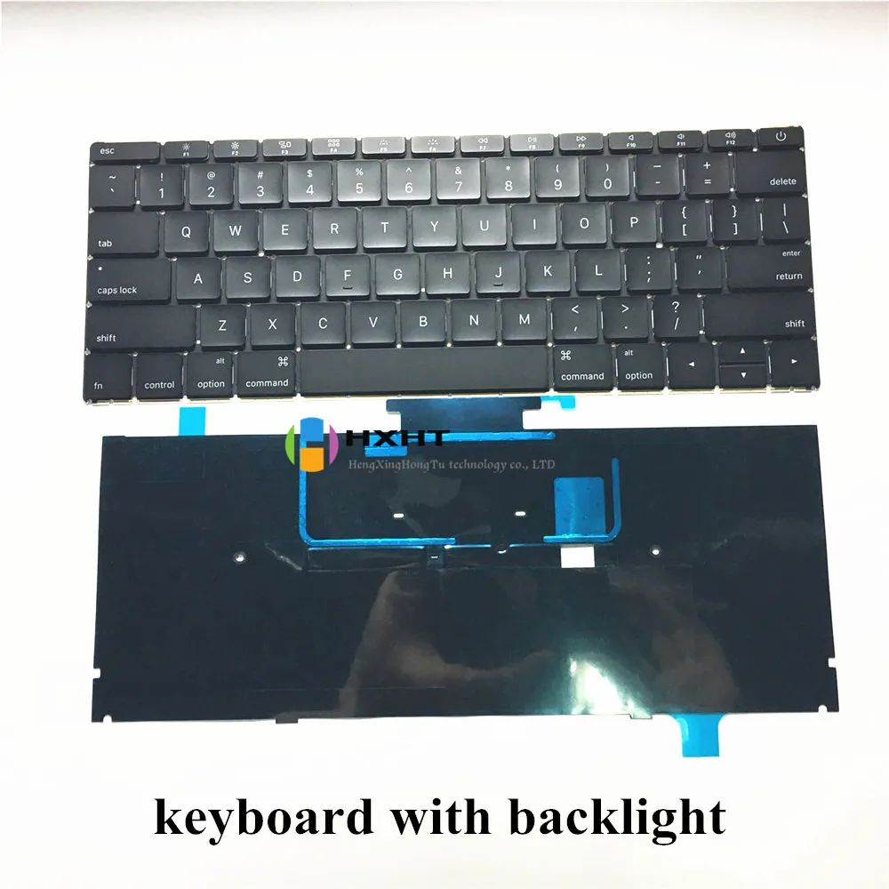 Клавиатура A1534 для Macbook Pro Retina клавиатура с американской раскладкой и подсветкой 12