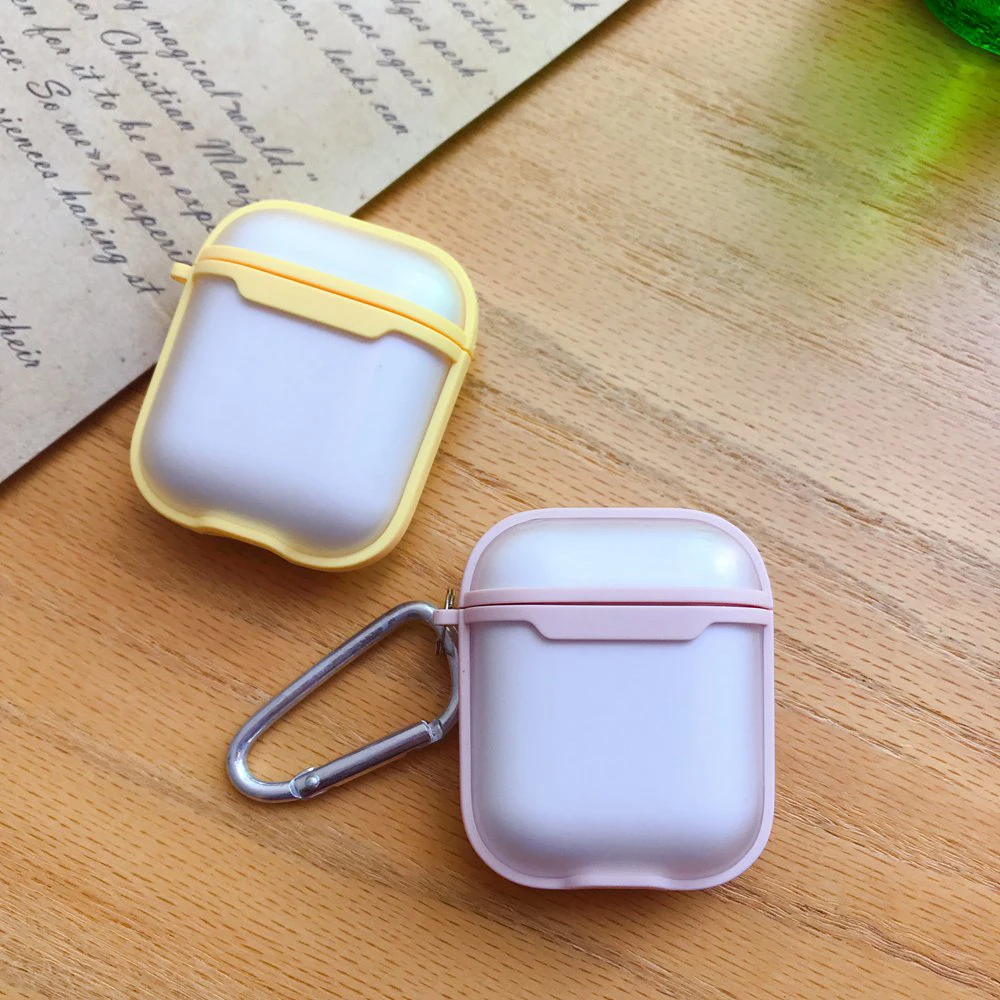 

Matte Case for Airpods 2 Case Hard PC Bumper Shockproof Protectiv Cover For Airpods 1 2 Case Wireless Bluetooth Earbud Accessory