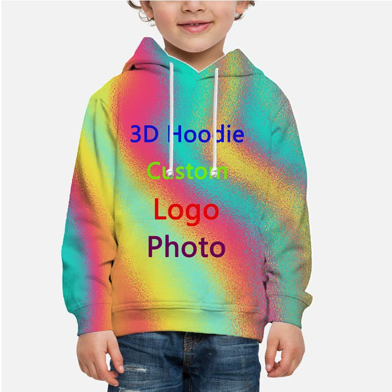 

Dropshipping Customize 3D Print Hoodies Girls Boys Teenagers Children Cartoon Sweatshirt Kids Anime Pullover Autumn Winter GIift