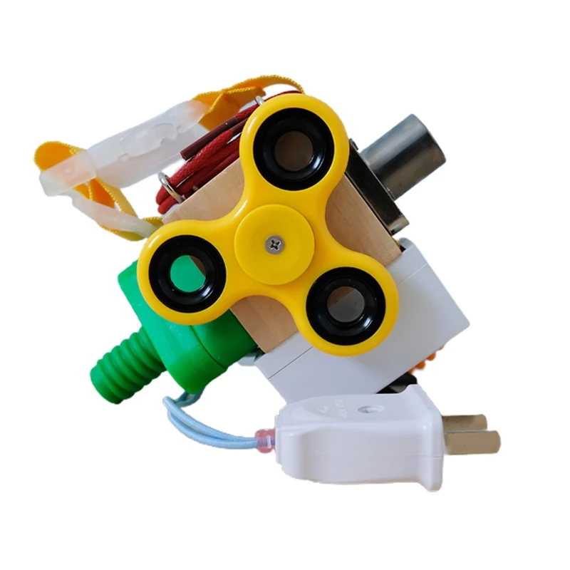 

Portable Busy Square Busy Board Montessori Classic Toys Playing In The Car Q6PD