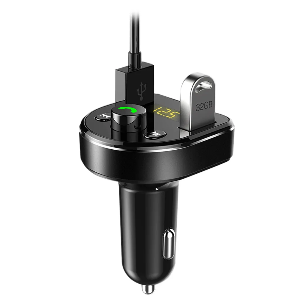 Bluetooth автомобильное USB зарядное устройство fm-передатчик беспроводной радио адаптер MP3-плеер fm-передатчик Bluetooth Автомобильный fm-модулятор