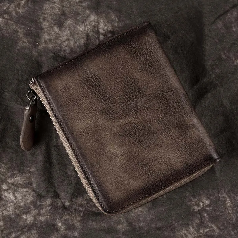 Мужской кошелек из натуральной кожи европейский и американский стиль новая