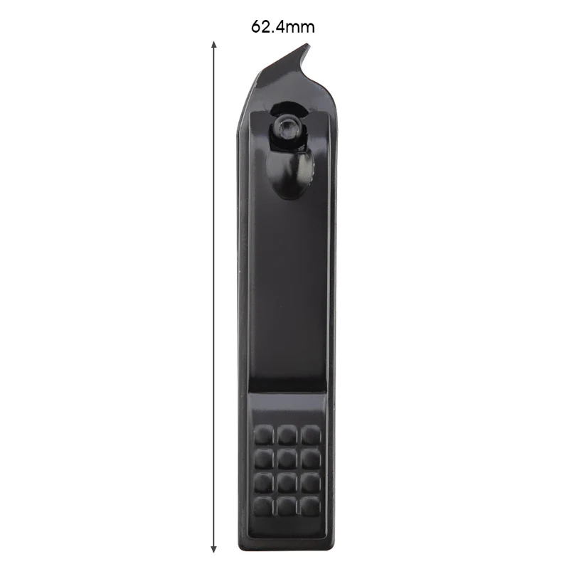 black 6.3cm Черные ножницы для ногтей из нержавеющей стали, триммер для ногтей, кусачки для кутикулы высокого качества, кусачки для пальцев ног, кусачки для ногтей, инструмент для ногтей - Цвет: black 6.3cm