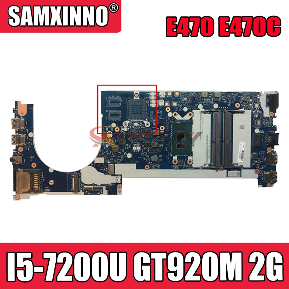 

Akemy CE470 NM-A821 для Lenovo Thinkpad E470 E470C ноутбук материнская плата 01EN254 01EN252 процессор I5 7200U GT920M 2G 100% тесты работы