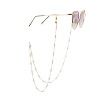 simulated pearl beaded heart glasses chains for women sunglasses straps hanging neck holder fashion accessories gifts