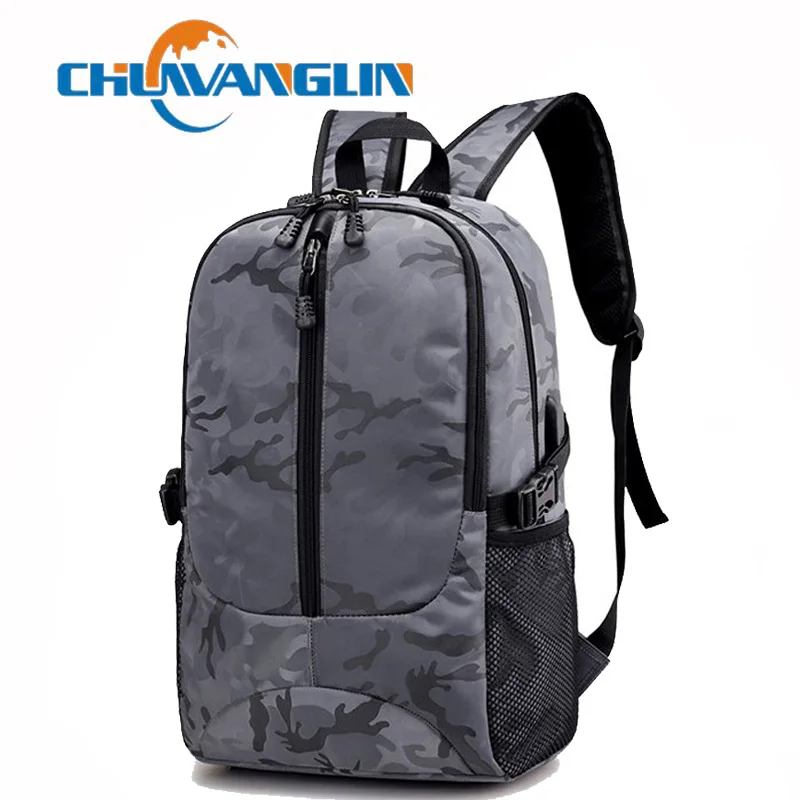 

Chuwanglin Waterproof outdoor backpack Camouflage casual male backpacks fashion laptop backpack High capacity travel bags A10801