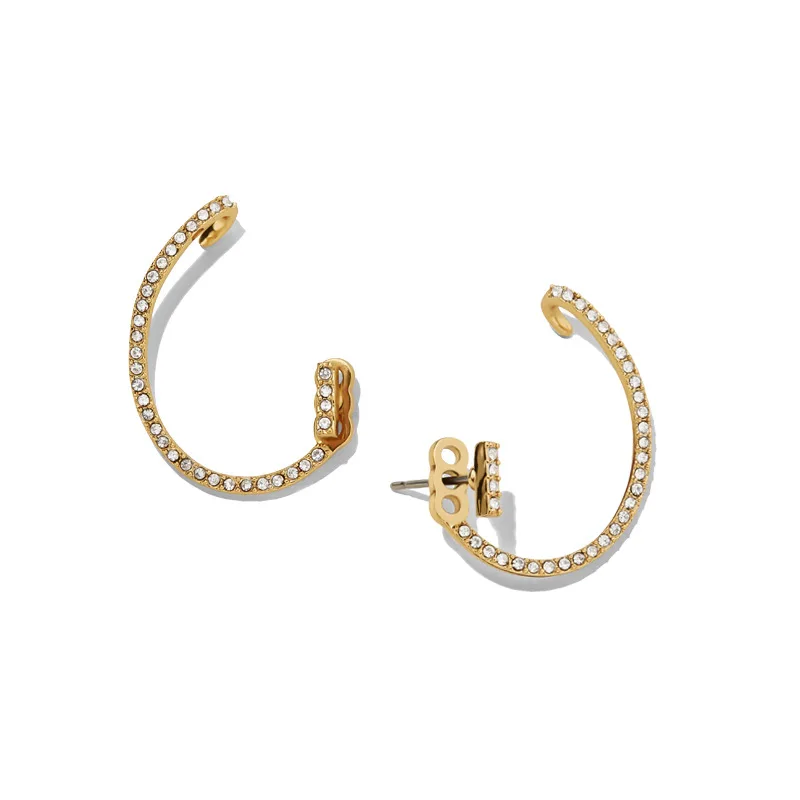 

Ear jacket earrings simple compact ornaments earrings