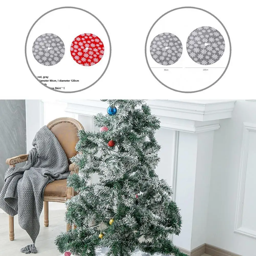 

Portable Great Snowflake Christmas Trees Mat Decor Practical Christmas Ornaments Fine Workmanship for Household
