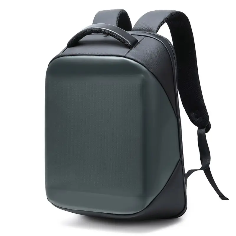 

Smart LED Backpack Fashion Black Customizable Laptop Backpack with Customizable Digital Pixel LED Screen with APP Unisex