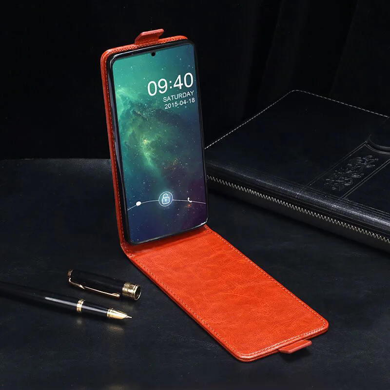 Чехол для Nokia 7 2 6 3 дюйма роскошный Вертикальный флип-чехол из искусственной кожи