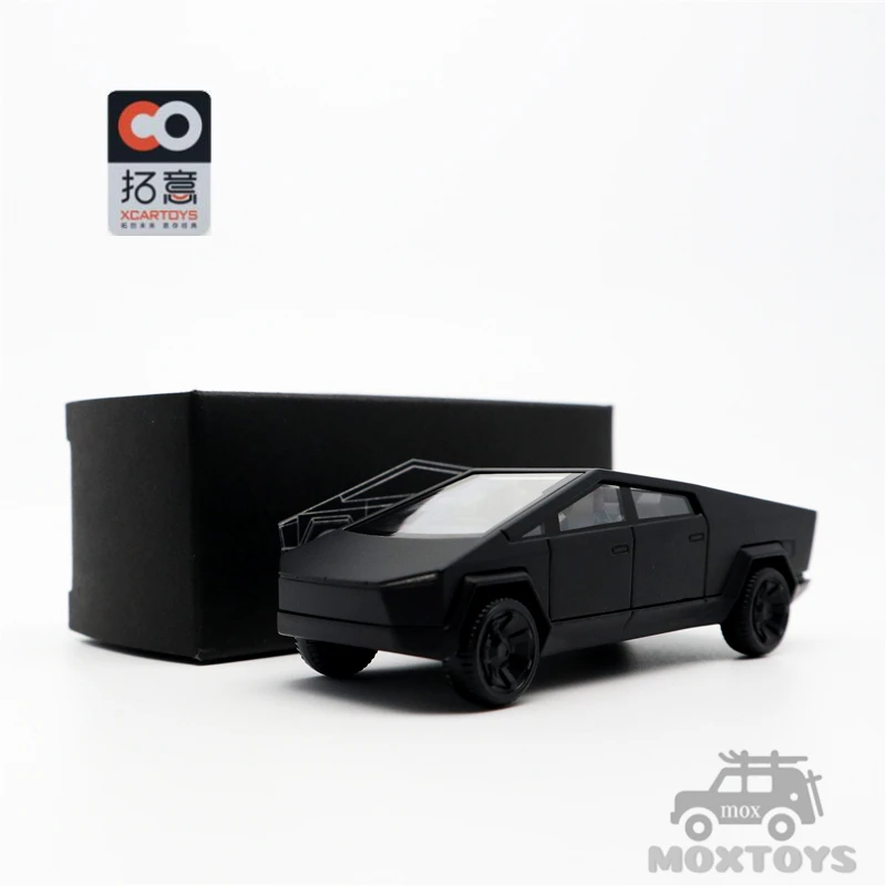 

Xcartoys 1:64 Cybertruck Pickup Truck 01 Black Diecast Model Car