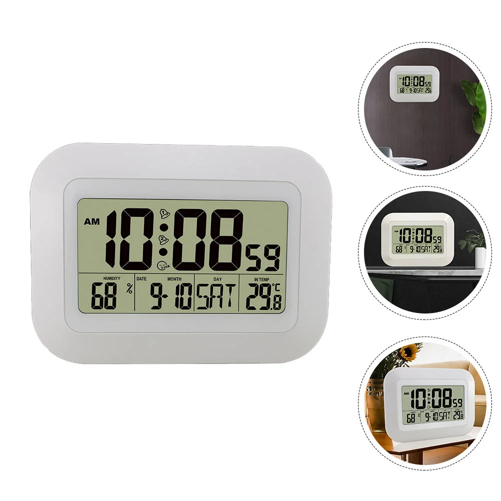 

1 шт. подвесные электронные часы, часы для измерения температуры и влажности, домашние Подвесные часы