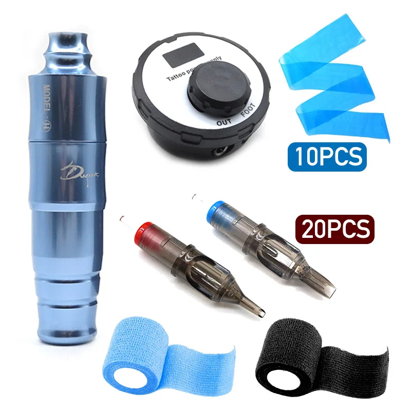 Профессиональная вращающаяся тату ручка Набор машинок для макияжа набор