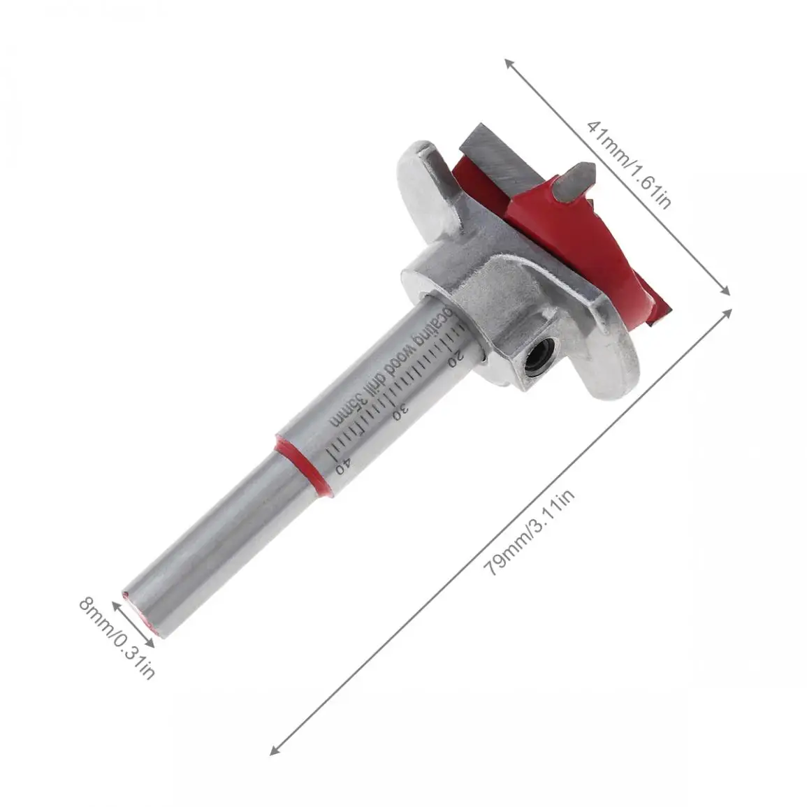 35 мм твердосплавный шарнирный резак для позиционирования Древесины Сверло Ремер