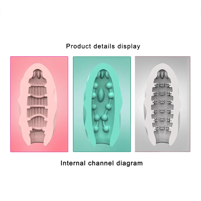 Male Masturbator Eggs Realistic Vagina Pocket Pussy Adult Sex Toys For Men No Vibrators Dick Massager Shop Intimate Goods | Красота и