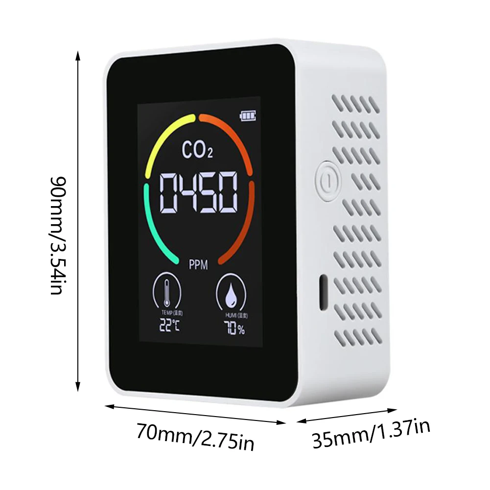 Датчик содержания углекислого газа в воздухе 1200 мАч|Газоанализаторы| |