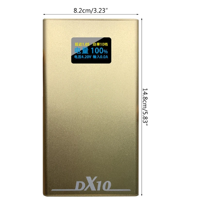 

Portable 5300/10600mAh 20 Levels Adjustable OLED Screen Spot Welder Polymer Lithium Battery Spot Welding Equipment