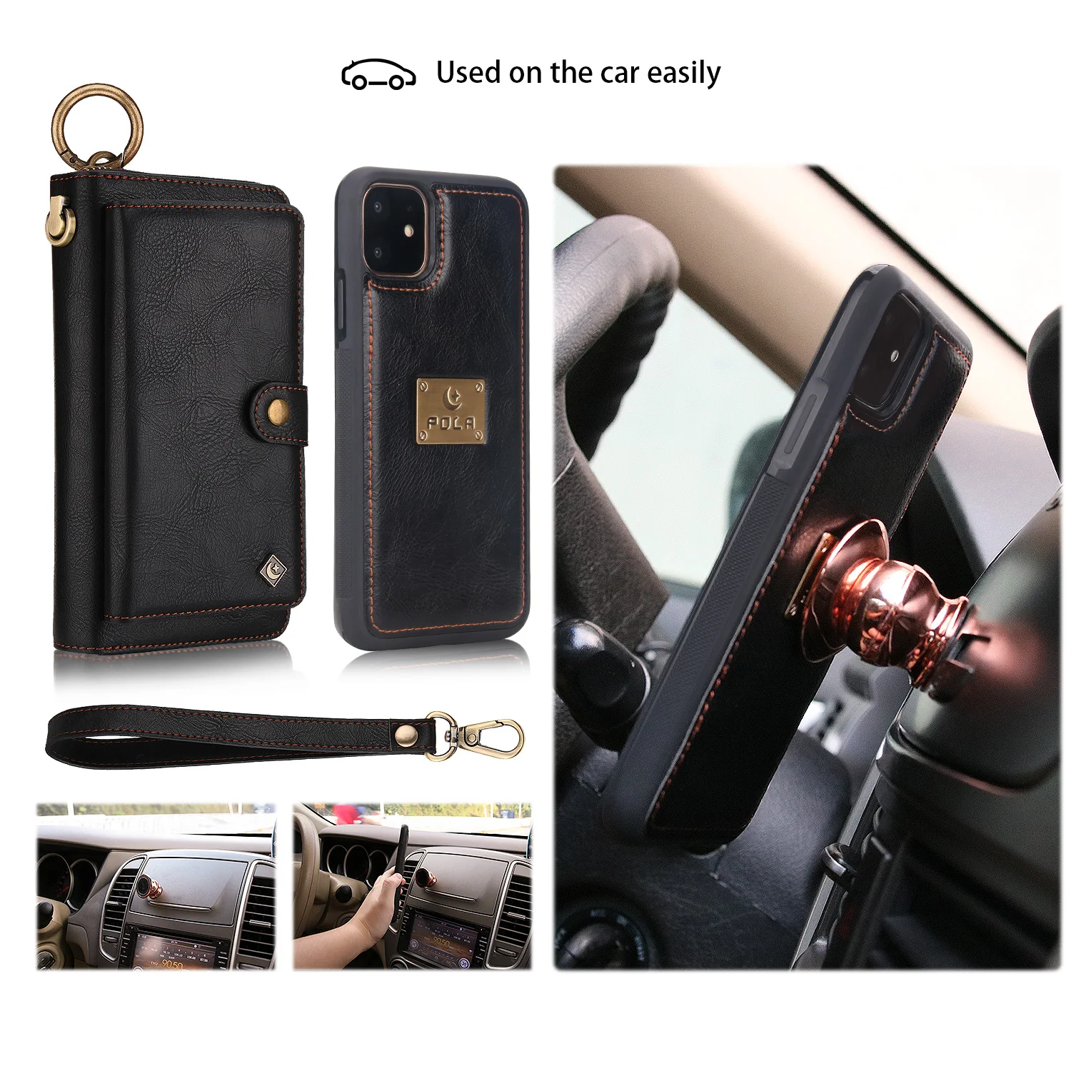 Кожаный чехол кошелек 8 plus с откидной крышкой для iPhone 11 Pro 11Pro X XS MAX XR 6 6s 7 Plus чехлы