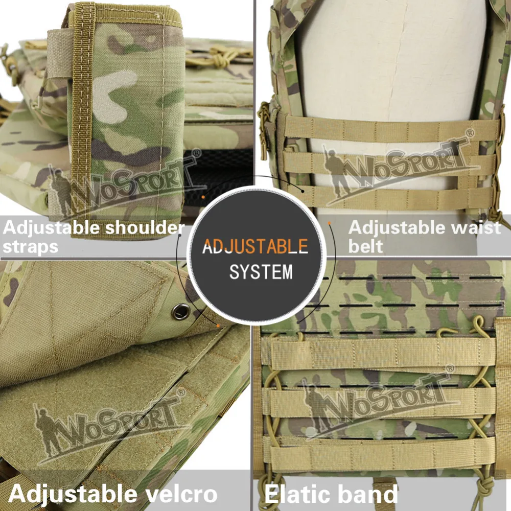 

NEW Molecular Exercise JPC Mole Bulletproof vest Enhanced Tactical Aircraft dashboard color projection Swat Nylon Gear Fighter