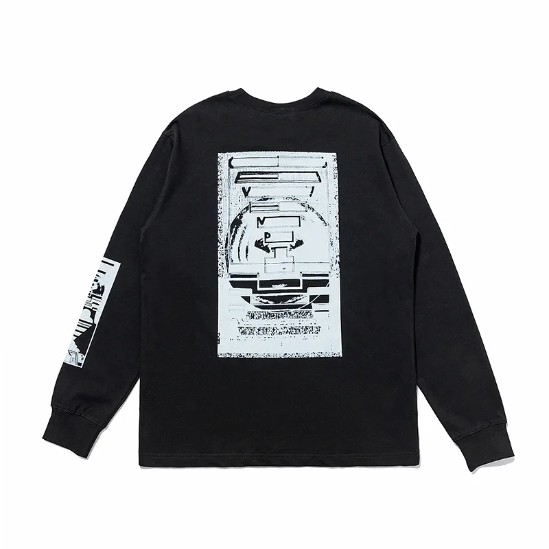 

CAVEMPT t-shirts Japanese cotton drop shoulder long sleeve men women CAVEMPT top tee casual fashion loose CAVEMPT t-shirts