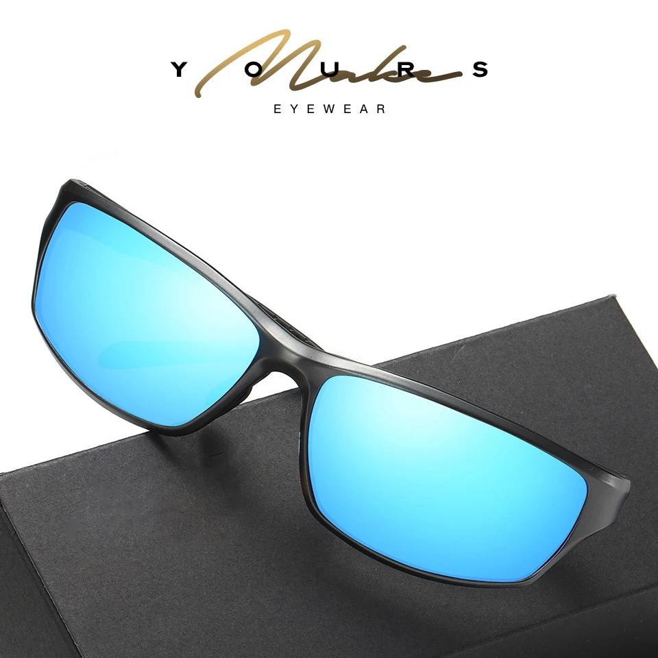 Мужские поляризованные солнцезащитные очки из алюминиево-магниевого сплава