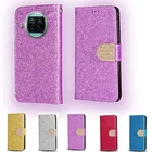 Чехол-книжка для Xiaomi Mi 10T Lite, кожа, с отделением для карт