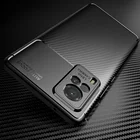 Чехол-бампер для VIVO X60 Pro, чехол для телефона, углеродное волокно, матовый, противоударный, мягкий, ТПУ, силикон, глобальная версия