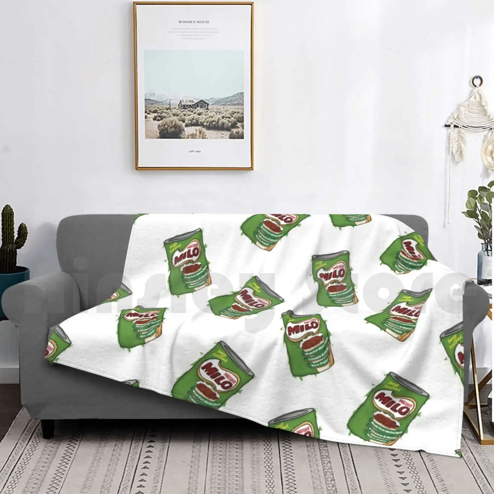 Одеяло The Drink You Eat модное под заказ 2683 Milo Australia молочный коктейль шоколадного