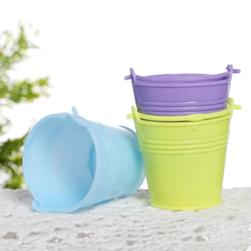 Высококачественное популярное кухонное маленькое пластиковое ведро жестяная