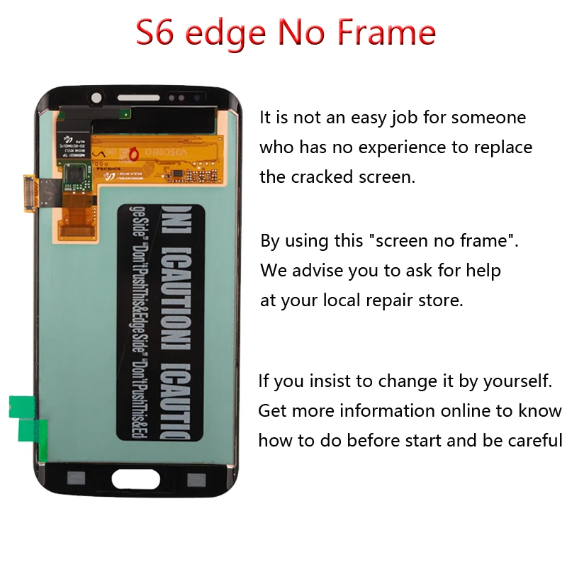 Оригинальный ЖК-дисплей 5 1 дюйма Super AMOLED для SAMSUNG Galaxy s6 edge дисплей G925 G925F
