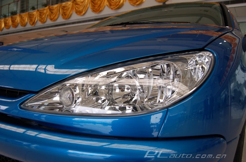 2 шт. прозрачные Налобные фонари для Peugeot 206|Корпус| |
