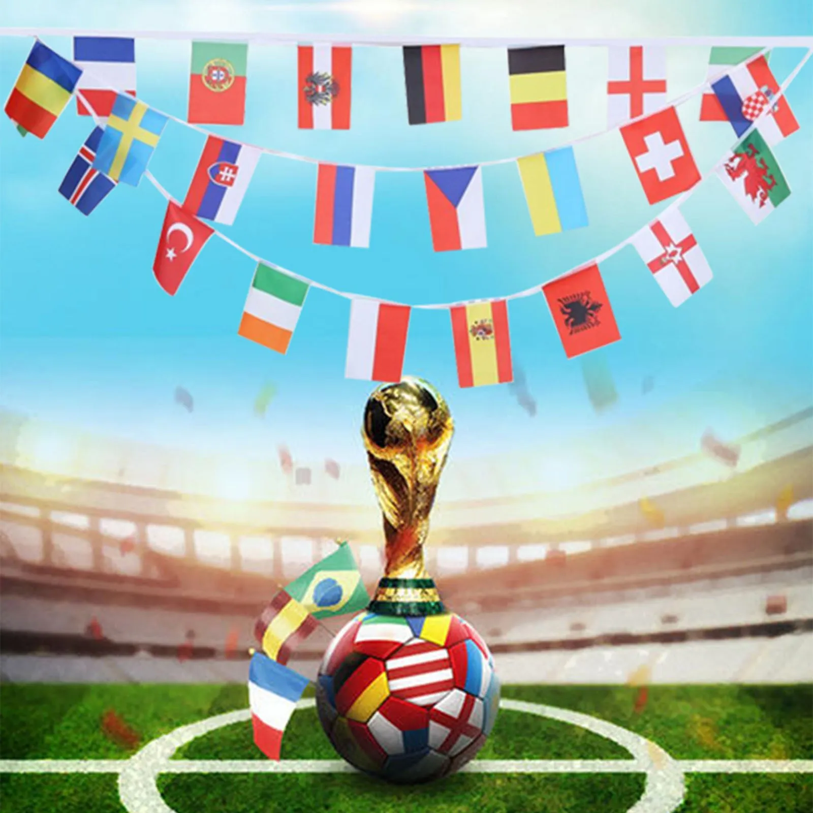 Флаг 24 страны 20*28 см Декор для дома Европейский Кубок 2021 флаги футбольной команды