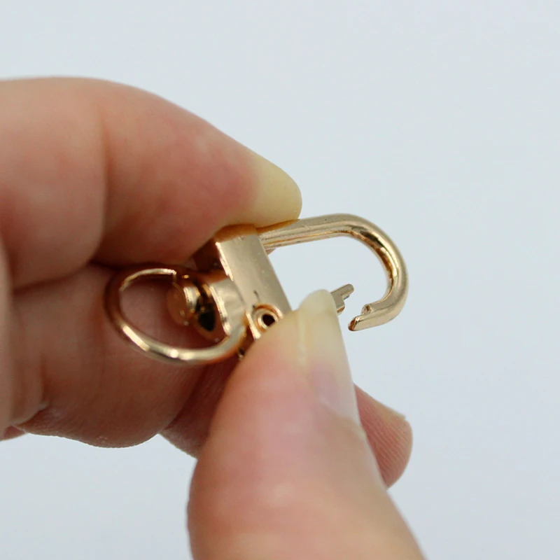 10pcs/lot 33x12mm Swivel Trigger Lobster Claw Clasps Handbag Chain Key Hook Keychain Split Key Ring Findings Clasps